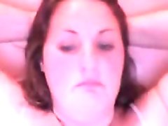 Bbw shows off her tits and pussy close..